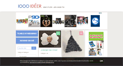 Desktop Screenshot of 1000ideer.dk
